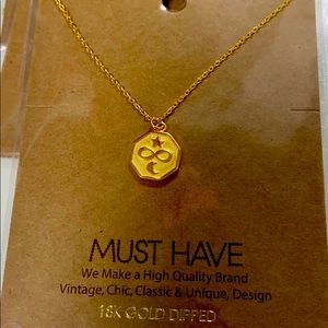 16inch 18k gold dipped necklace.